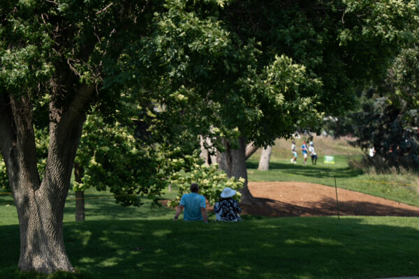 Fans find shade during The Pinnacle Bank Championship